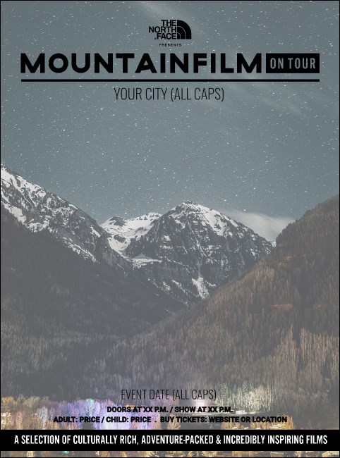 Mountainfilm 2023 General Flyer Product Front